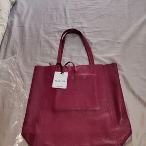 Marlon Women's Chic Burgundy Tote Bag